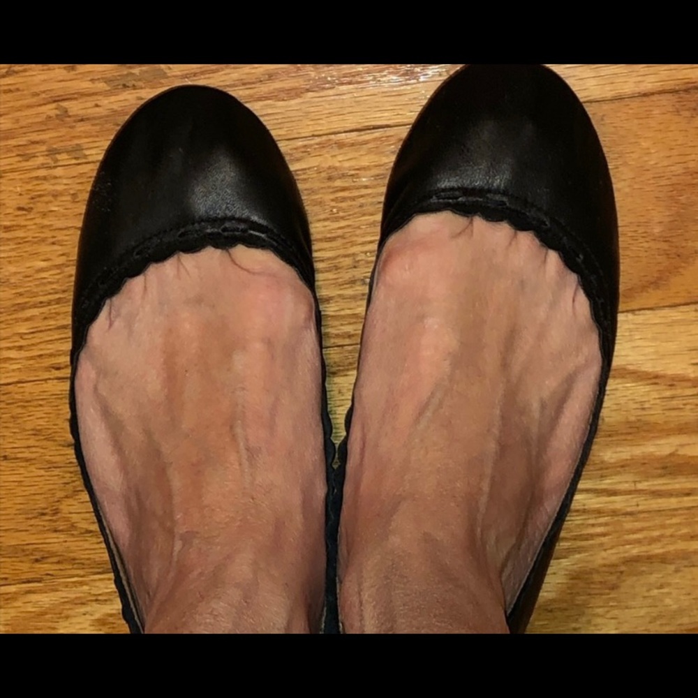 NWT J.Jill Scallop Edge Ballet Flats